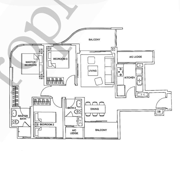 3 Bed Executive Condo for Sale in Arc At Tampines - Image 12