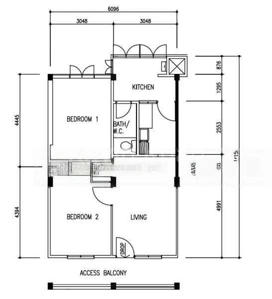 3 Room (3STD) HDB for Sale in  18 Taman Ho Swee - Image 5