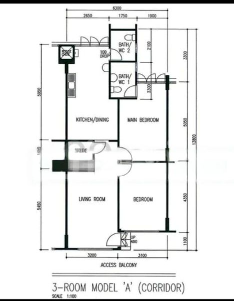 3 Room (3A) HDB for Sale in  167 Bukit Batok West Avenue 8 - Image 13