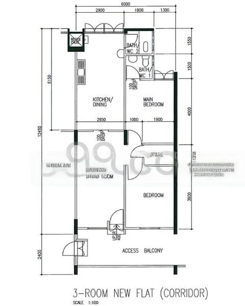 3 Room (3NG) HDB for Sale in  554 Bedok North Street 3 - Image 10