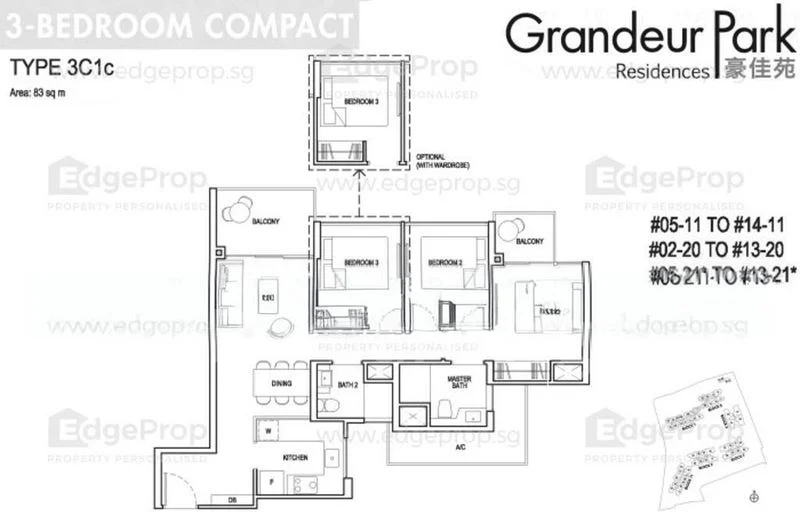 3 Bed Condo for Rent in  Grandeur Park Residences - Image 14