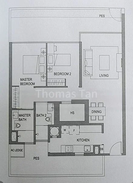 2 Bed Condo for Rent in  The Minton - Image 4