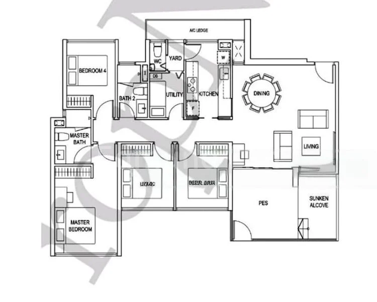 4 Bed Executive Condo for Sale in  Lush Acres - Image 21