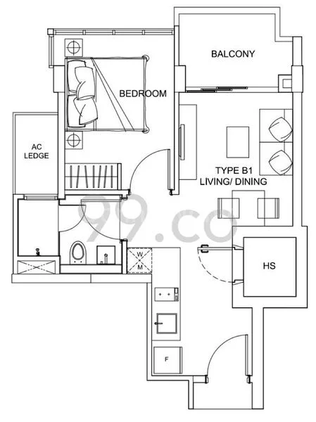 1 Bed Apartment (Condo) for Sale in  City Suites - Image 7