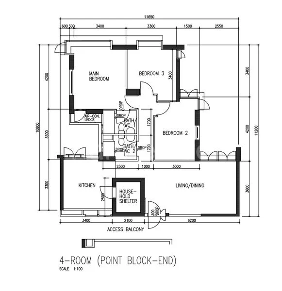 4 Room (4A) HDB for Sale in 462 Clementi Avenue 3 - Image 11