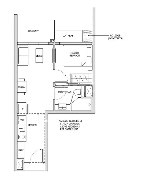 1 Bed Apartment (Condo) for Rent in Affinity At Serangoon - Image 6