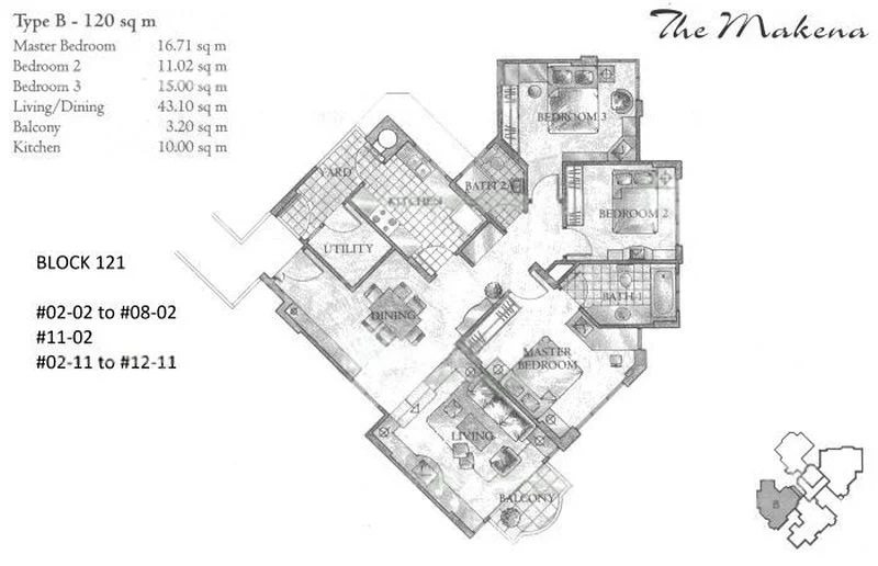 3 Bed Condo for Sale in The Makena - Image 12