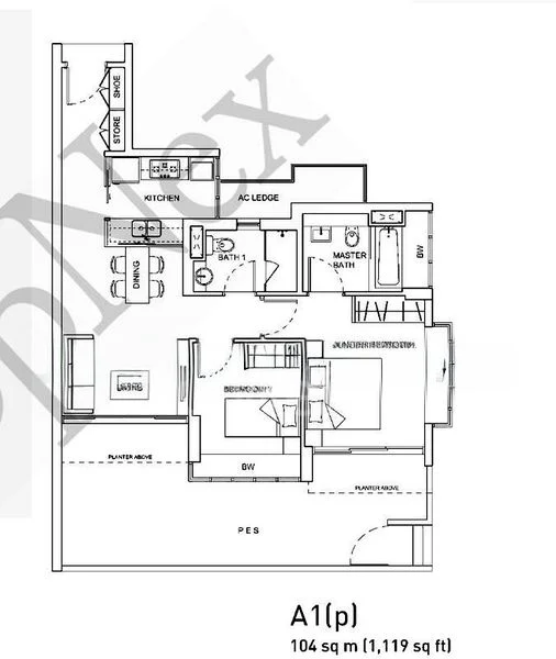2 Bed Condo for Rent in  Livia - Image 8