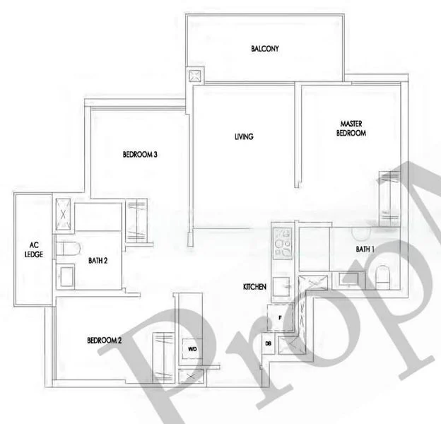 Common Room (Condo) for Rent in  Treasure at Tampines - Image 15