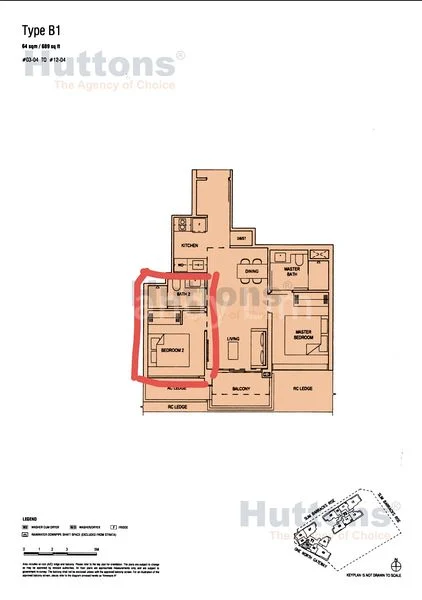 Master Room (Condo) for Rent in  One-North Eden - Image 6