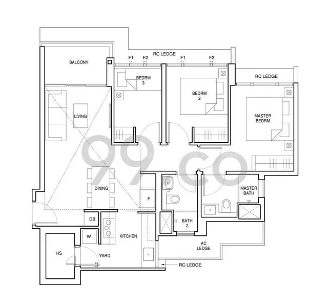 4 Bed Condo for Sale in Parc Central Residences - Image 15