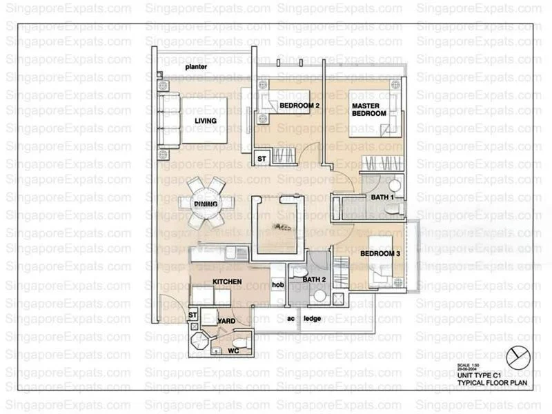 3 Bed Condo for Rent in D'lotus - Image 7