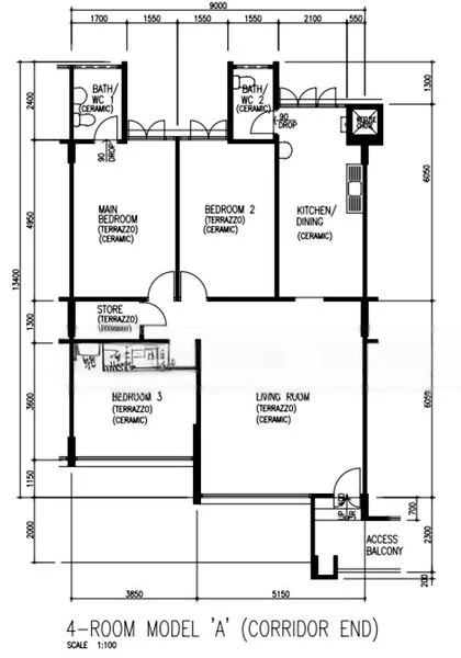 4 Room (4A) HDB for Sale in  304 Yishun Central - Image 17