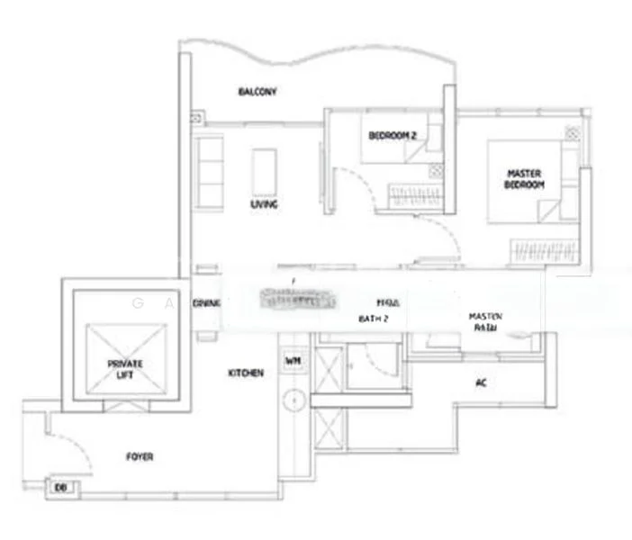2 Bed Condo for Rent in  Queens Peak - Image 12