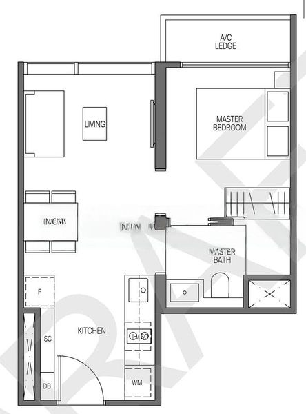 1 Bed Condo for Rent in  Midtown Modern - Image 10