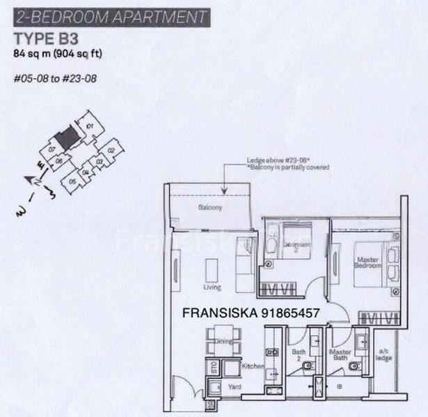 2 Bed Condo for Rent in  Cube 8 - Image 5