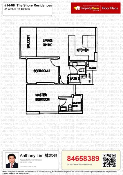 2 Bed Condo for Rent in  The Shore Residences - Image 13