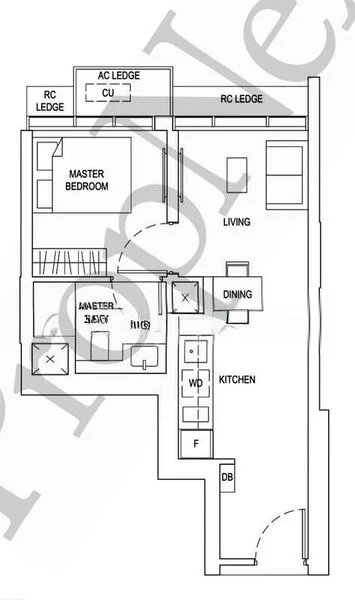 1 Bed Condo for Rent in  Newport Residences / Newport Tower - Image 5