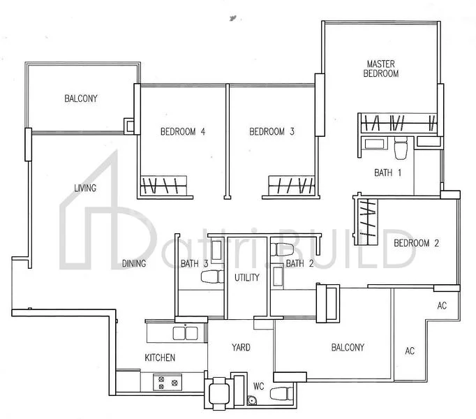 4 Bed Executive Condo for Sale in The Tampines Trilliant - Image 15