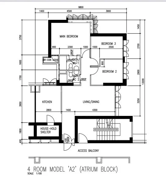 4 Room (4A) HDB for Sale in 89 Tanglin Halt Road - Image 9