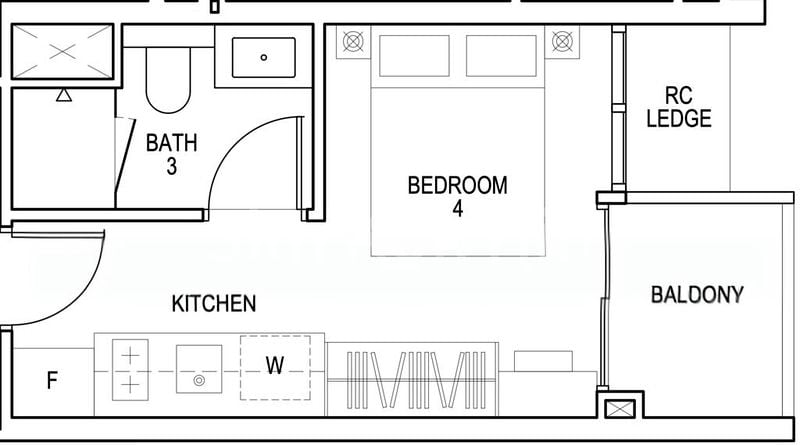 Studio Condo for Rent in  Piccadilly Grand / Piccadilly Galleria - Image 6