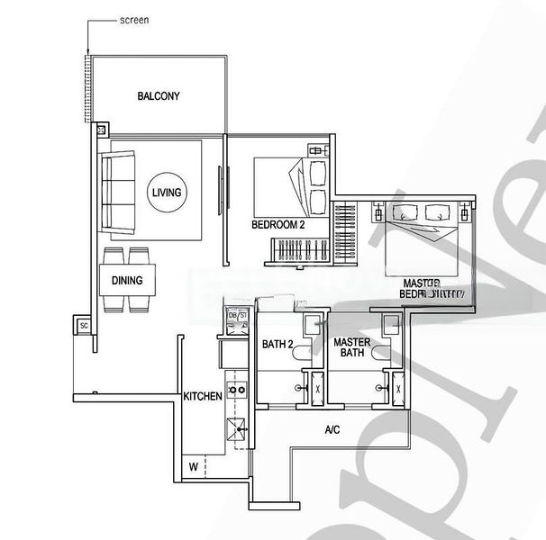 2 Bed Executive Condo for Rent in Signature At Yishun - Image 5