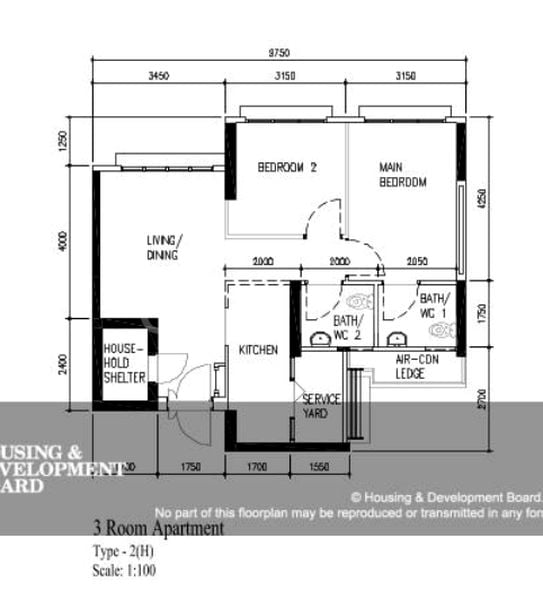 3 Room (3A) HDB for Sale in  327A Sumang Walk - Image 9