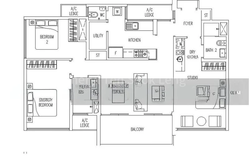 Studio Executive Condo for Rent in  Twin Fountains - Image 20