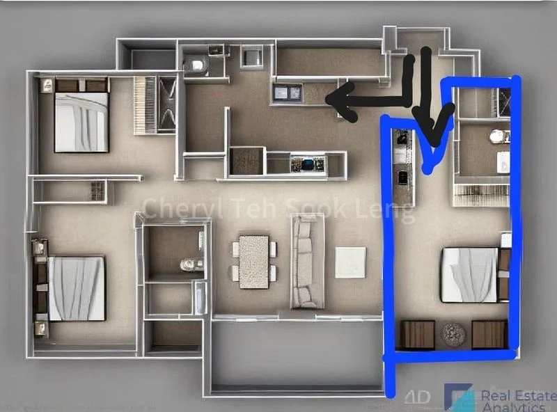 Studio Executive Condo for Rent in  Twin Fountains - Image 19