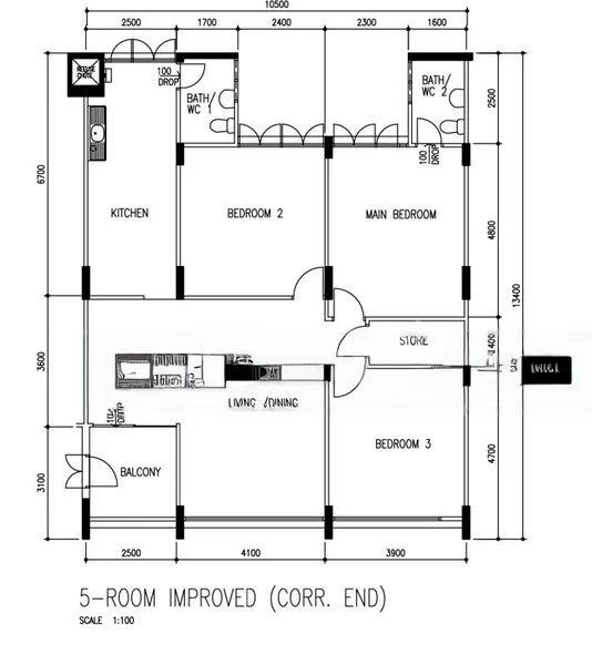 5 Room (5I) HDB for Sale in  272 Yishun Street 22 - Image 6