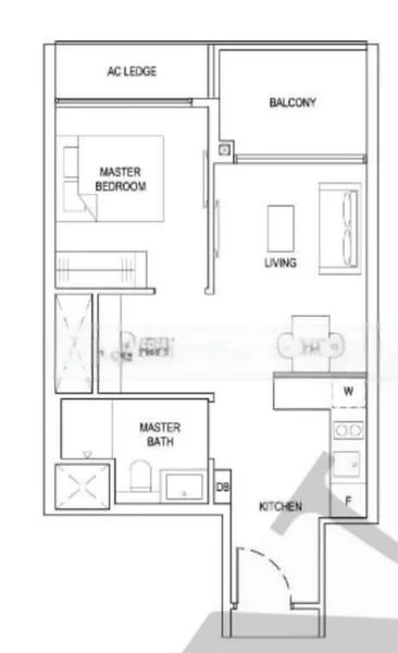 1 Bed Condo for Sale in  The Florence Residences - Image 12