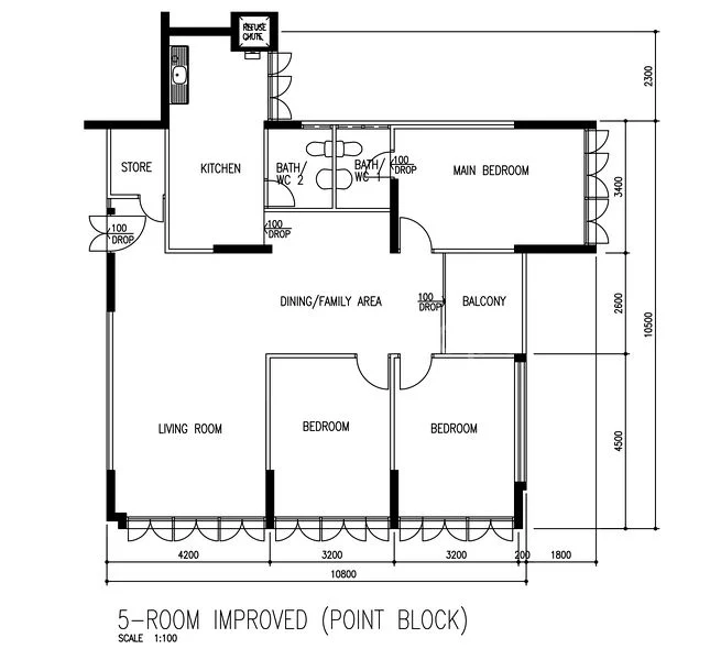 5 Room (5I) HDB for Sale in  101 Ah Hood Road - Image 15