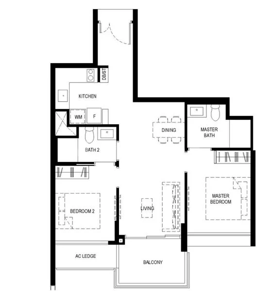 2 Bed Condo for Sale in Normanton Park - Image 12