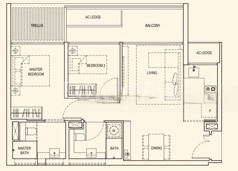 2 Bed Condo for Sale in  Kandis Residence - Image 9