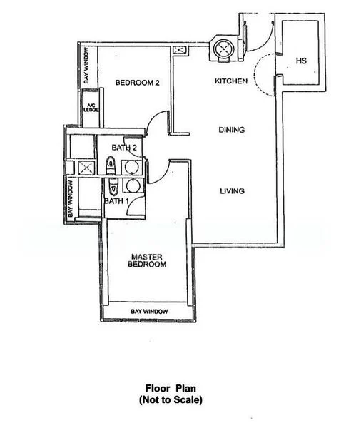 2 Bed Apartment (Condo) for Rent in The Clift - Image 14
