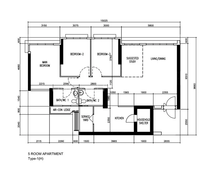 5 Room (5I) HDB for Sale in 292B Bukit Batok East Avenue 6 - Image 12