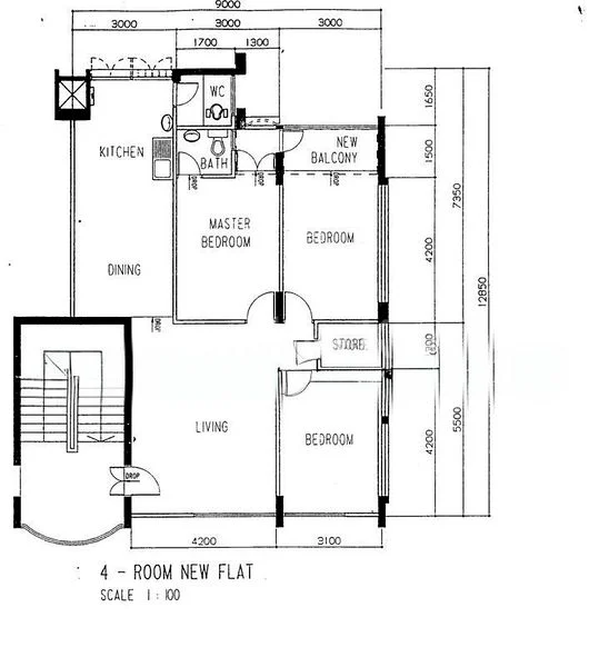 4 Room (4NG) HDB for Rent in  412 Commonwealth Avenue West - Image 13