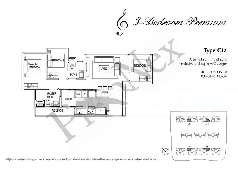 3 Bed Condo for Rent in  Symphony Suites - Image 6