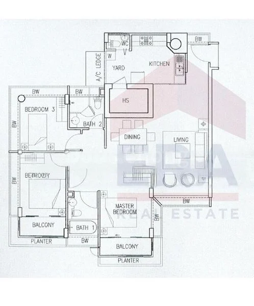 3 Bed Condo for Rent in  Tembeling Court - Image 15