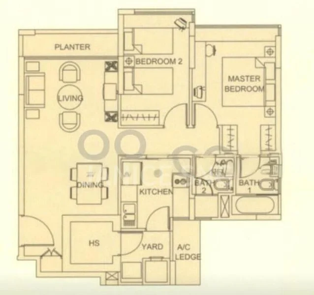 2 Bed Condo for Rent in  Sunglade - Image 7
