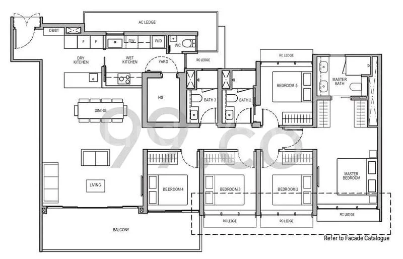 5 Bed Condo for Sale in  Tembusu Grand - Image 25