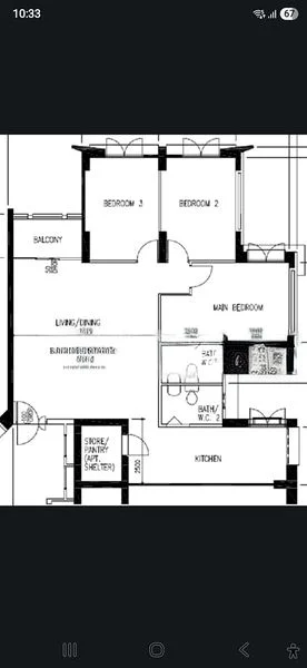5 Room (5I) HDB for Rent in  200D Sengkang East Road - Image 11