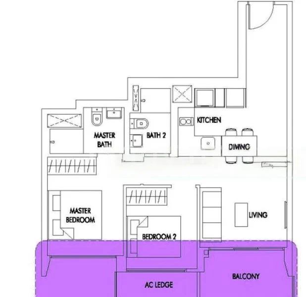 2 Bed Executive Condo for Rent in  Sol Acres - Image 5