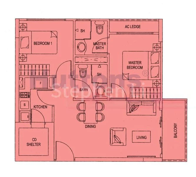 2 Bed Condo for Sale in  Glasgow Residence - Image 10