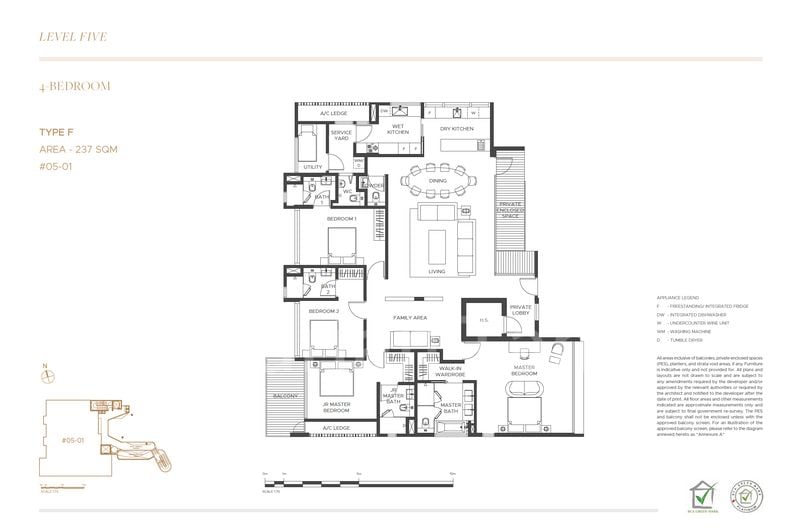 4 Bed Apartment (Condo) for Sale in  The Giverny Residences - Image 2