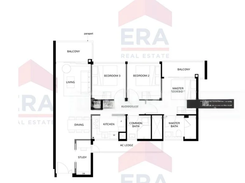 3 Bed Condo for Rent in The Wisteria / Wisteria Mall - Image 6