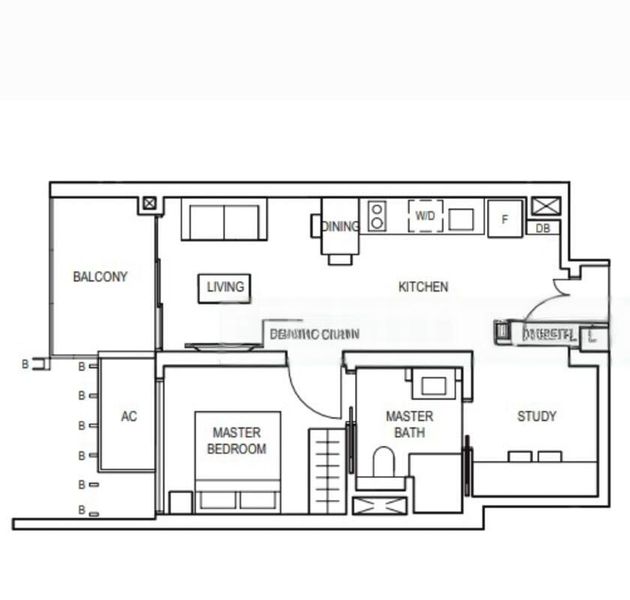 1 Bed Condo for Rent in Midwood - Image 9