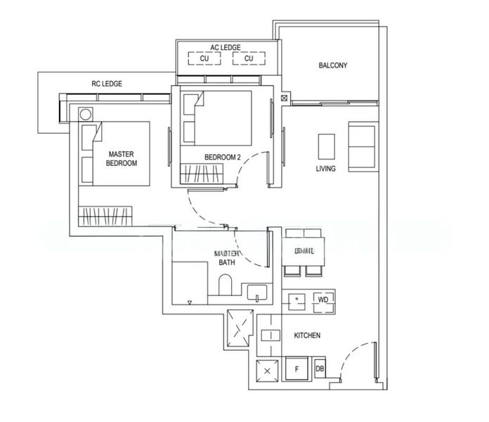 2 Bed Condo for Rent in  Newport Residences / Newport Tower - Image 8