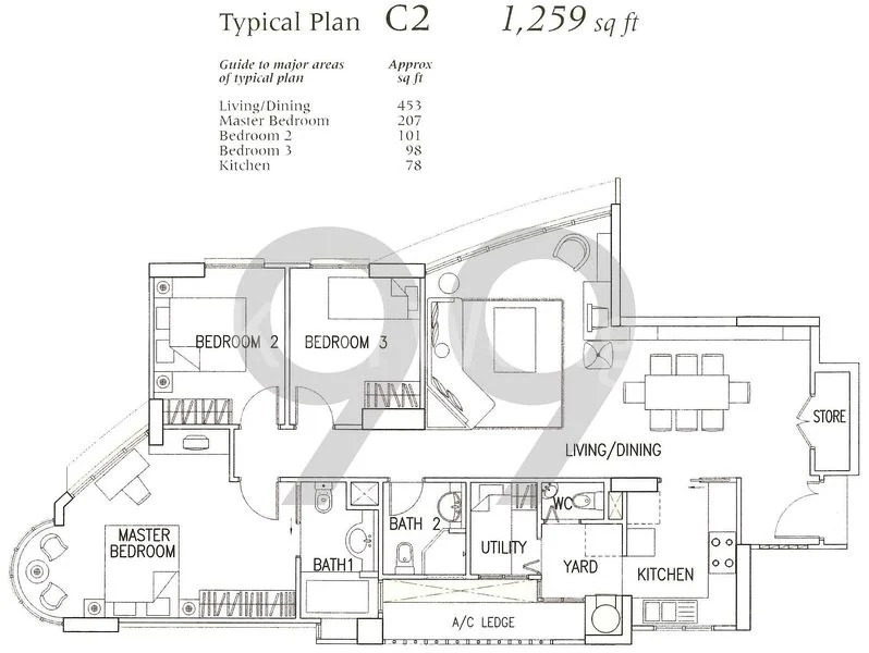 3+1 Bed Condo for Rent in  Amaryllis Ville - Image 12