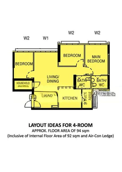 4 Room (4A) HDB for Sale in  408A Northshore Drive - Image 9